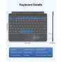 MoKo Clavier Anglais QWERTY Compatible avec Microsoft Surface Go 4 2023 /Surface Go 3 2021 / Go 2 2020 / Go 2018, Clavier Blueto