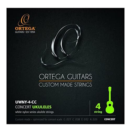 ORTEGA Cordes pour ukulélé Concert (UWNY-4-CC)