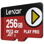 Lexar - Carte PLAY PRO microSDXC Express - Carte mémoire - 256GB - Vitesse de lecture jusqu'a 900Mo/s