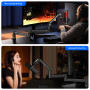 Aokeo AK-59 Bras de microphone réglable pour bureau - Convient pour Blue Yeti, Snowball iCE, HyperX QuadCast, SoloCast, Elgato W