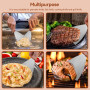 Spatule Multifonction En Acier Inoxydable Steak Crème Grattoir De Plaque De Cuisson