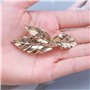 Inilbran Vintage Leaf Hair Clip Barrettes Gold Leaf Hair Barrettes Leaf Barrette Head Clips Branch Leaf Hair Pin Clip French Hea