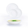 Assiettes Luminarc Apy Blanc verre 18 Pièces