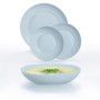 Assiettes Luminarc Apy Paradise Azul Bleu verre 18 Pièces
