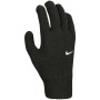NIKE Unisexe - Adulte Ya Swoosh Knit 2.0 Gants Noir S/M