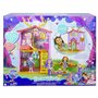 Enchantimals Coffret Maison De Danessa Biche​, Mini-Poupée Et Figurine Animale Sprint, 4 Espaces De Jeu Et Accessoires, Jouet Po