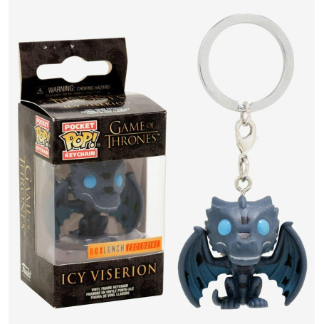 Funko Llavero Pocket Pop Ice Viserion - Juego de Tronos