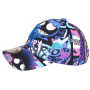 Hip Hop Honour Casquette Enfant Bleue Streetwear Cartoon Comicsy Baseball 7 a 12 Ans - Taille Unique - Bleu