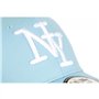 Hip Hop Honour Casquette Enfant Bleu Clair et Blanche NY Baseball Wazzy de 7 a 11 Ans - Taille Unique - Bleu