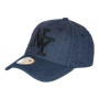 Hip Hop Honour Casquette NY Blue Denim Jeans Tendance Baseball Boston - Taille Unique - Bleu