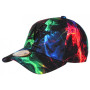 Hip Hop Honour Casquette NY Rouge et Verte Fluo Design Streetwear Baseball Eklyr - Taille Unique - Rouge