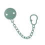 THERMOBABY - Attache Tétine en Plastique - Attaches Tétine pour Bébés Garçons et Filles - Attache Sucette avec Clip - Vert Sauge