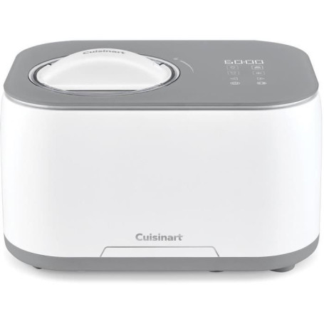 Sorbetiere CUISINART - ICE90E - Capacité 950ml - Préparation rapide en 40min - 100W
