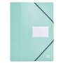 OXFORD Lot de 12 Protège-Documents avec Elastique School Life A4 80 vues / 40 Pochettes Couverture Polypro Coloris Pastels Assor