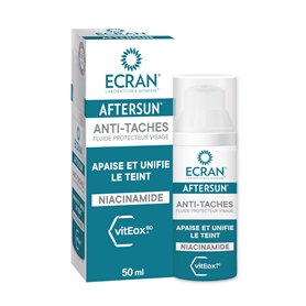 ECRAN® - AFTERSUN - Gel Crème Visage Après-Soleil - Réparation et Hydratation - Technologie vitEox80 - Vitamine E - Réduit les T