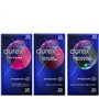 DUREX - Lot de 3 Boîtes de Préservatifs - You & Me x10 - Performance Booster x10 - Orgasm'Intense x10