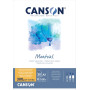 Canson Montval Lot de 30 feuilles de papier aquarelle grain fin 300 g/m² Blanc Format A3 29
