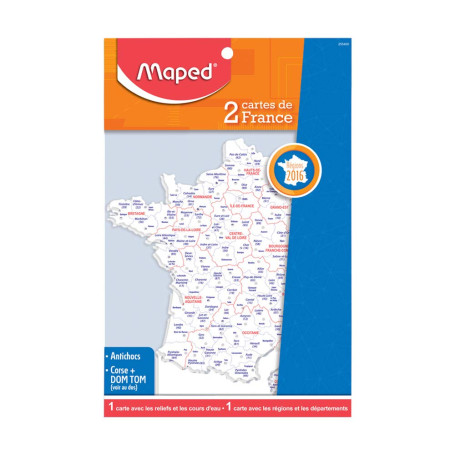 MAPED Gabarit carte de France