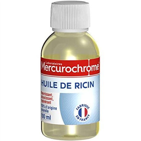 MERCUROCHROME – Huile de Ricin – Huile Nourrissante pour la Peau