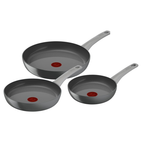 Tefal Lot de 3 poêles 20/24/28 cm