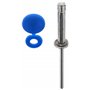 Restagraf - Rivets Expansés avec Chapos Bleus pour Plaques d'Immatriculation - Diamètre 4 mm - Fixation Durable sur Carrosserie