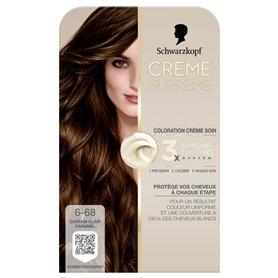 Schwarzkopf - Coloration Permanente - Creme Supreme - Resultat Couleur Uniforme - Coloration Creme Soin -Bonding - Pre-serum et