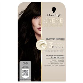 Schwarzkopf - Coloration Permanente - Creme Supreme - Resultat Couleur Uniforme - Coloration Creme Soin - Pre-serum - Coloration