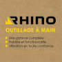 RHINO - Pince à dénuder de câbles automatique, pince à dénuder automatique - Manche ergonomique - Permet de dénuder la majorité 