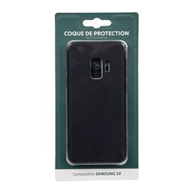 itense - Coque Soft Noire - Compatible Samsung Galaxy S9 - Coque Souple - Coque de Protection - Résistante & Légère - Protège de