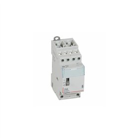 412517 Legrand - Contacteur jour nuit triphasé 4P pour cumulus bobine tension 24Vac - 25A - contact 4NO - 2 modules 412517 Legrand - Contacteur jour nuit triphasé 4P pour cumulus bobine tension 24Vac - 25A - contact 4NO - 2 modules