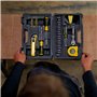 STANLEY STMT0-74864 Composition d'outils - mètre - tournevis - cliquet 1/4 - cutter - douilles - clés males - tournevis porte-em