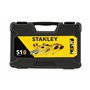STANLEY STMT0-74864 Composition d'outils - mètre - tournevis - cliquet 1/4 - cutter - douilles - clés males - tournevis porte-em