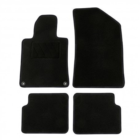 DBS - Tapis de Voiture - sur Mesure pour 508/508 SW (2010 à 2018) - avec Clips de Fixation - Tapis de Sol antidérapant pour Auto