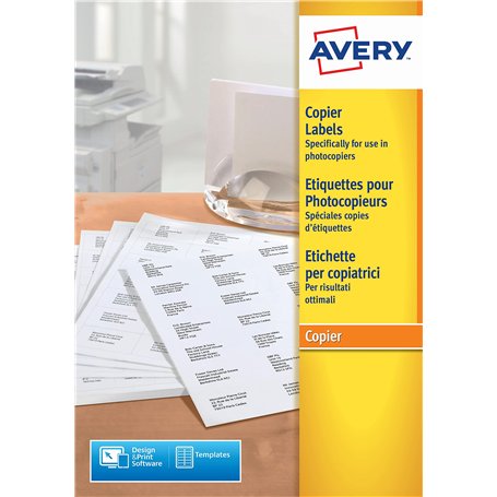 AVERY - Boite de 400 étiquettes autocollantes multi-usages