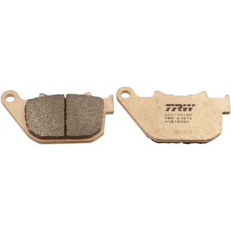 TRW MCB754SH Sinter Street Kit de Plaquettes de Frein pour Harley-Davidson XR Essieu Arrièreet Autres Motos