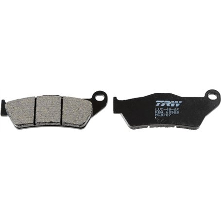 TRW MCB707 Organic Allround Kit de Plaquettes de Frein pour BMW R 1200 Essieu Arrièreet Autres Motos