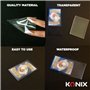 Protege-cartes - KONIX - Premium Sleeves - 100 pochettes - Compatible Magic The Gathering, Pokémon - Transparent