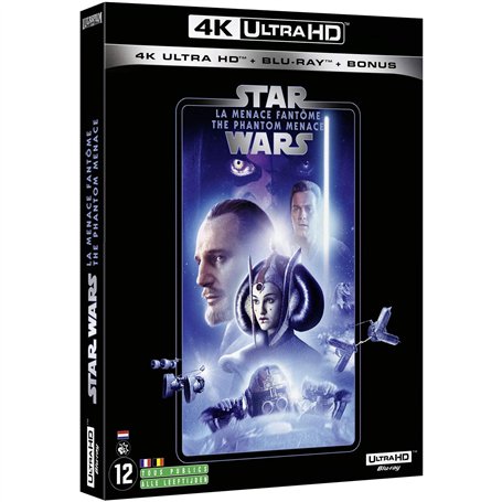 STAR WARS Episode I - LA MENACE FANTOME (2019) - Blu-ray 4K [4K Ultra-HD + Blu-ray + Blu-ray Bonus]
