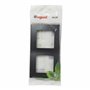 Legrand 396416 cadre ou plaque pour mécanisme Niloé 2 éléments noir