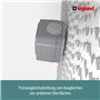 LEGRAND, Plexo New 069806L Interrupteur double pour pièces humides/double bouton-poussoir + bouton-poussoir et contact inverseur