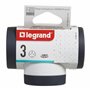 LEGRAND 694521 Adaptateurs avec 3 prises latérales 2P+T