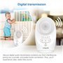 VTech Babyphone Audio numérique DM1111 - Technologie DECT - Indicateur de Niveau sonore, Clip Ceinture et Bien Plus Encore - ave