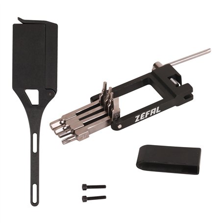 ZEFAL AFA 8 Plus - Multi Outil Vélo Intégré Au Vélo - Outil Multifunction Avec Support Universel Pour Porte-Bidon - Outillage Ve