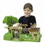 Papo - 80011 - Coffret La Réserve avec 2 Figurines incluses - Animaux Sauvages - Figurine Peinte à la Main - pour Enfant - Fille
