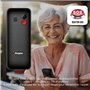 Energizer - Mobile E4 - Téléphone Senior Débloqué 2G - Bouton SOS - Batterie 1000 mAh - Clavier à Touches AR - Double Sim - Torc