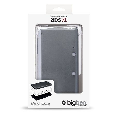 BigBen Interactive - 3DSXLCASEMETAL - Metal CASE Rangement Console compatible Nintendo 3DS XL - Coloris Assortis