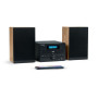 Micro Chaîne - THOMSON - Bluetooth - Radio - CD - MP3 - USB - DAB - Bois et noir