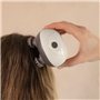 Masseur tete et cuir chevelu - LIVOO - DOS202 - 2 h - 96 picots - 4 tetes - 3 modes - IPX4 - Creme / Gris foncé