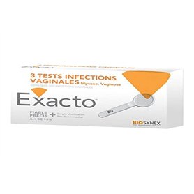DECTRA PHARM 1 Boite contet 3 Tests Infections Vaginales Fiable 90%