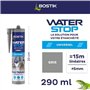 Membrane d'étanchéité - BOSTIK - Waterstop - Réparation fuites - Cartouche 290 ml - Gris